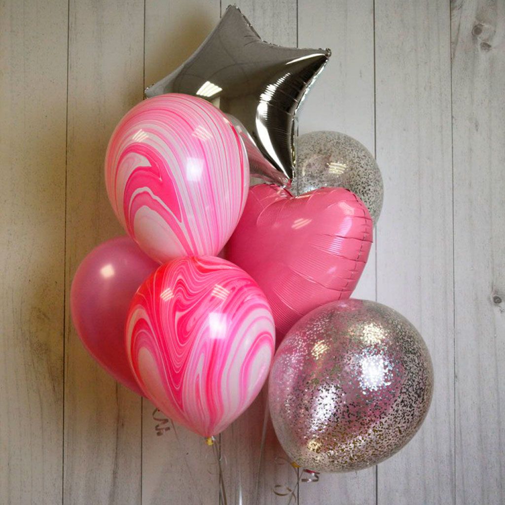 Купить воздушный шар 5. Гелиевые шары. Гелевые шары композиции. Розовые шары. Воздушный шарик.
