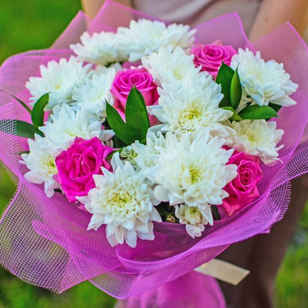 цветов на день рождения фото хризантемы букеты